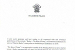 Prince Charles Letter