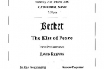 Becket - The Kiss of Peace (Reeves) - Text